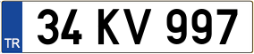 Truck License Plate